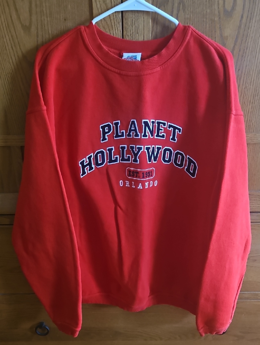 Planet Hollywood Orlando Red Crewneck Sweatshirt